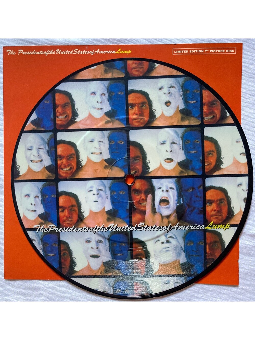 PRESIDENTS OF THE UNITED STATES 'Lump' 7" Pic Disc Vinyl UK IMPORT Very Rare!!